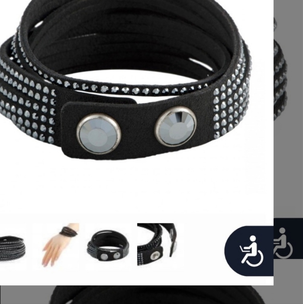 Swarovski Double Wrap Bracelet Multiple Colors Su… - image 6